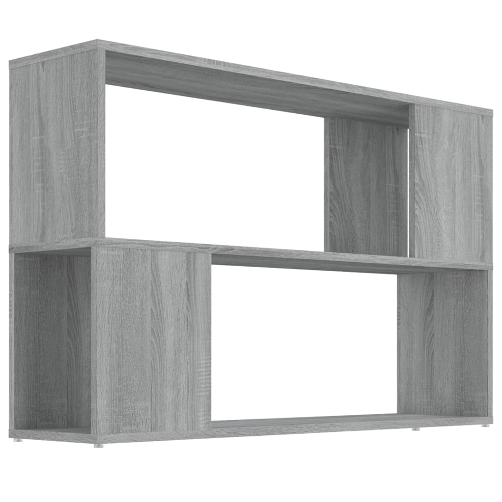 Book Cabinet Grey Sonoma 100x24x63 cm Engineered Wood